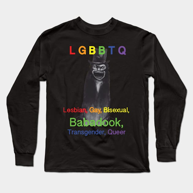 LGBTQ - Babadook Long Sleeve T-Shirt by rachellauren